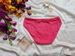 🇳🇿💫💗imported Pink Lace Trim Briefs