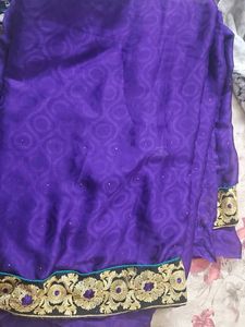 Purple Dress Material
