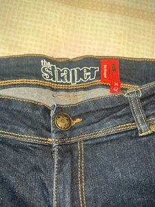 Shaper Stretchable Blue Skinny Denim For Women