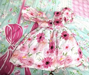 Floral Puff Sleeve Dress