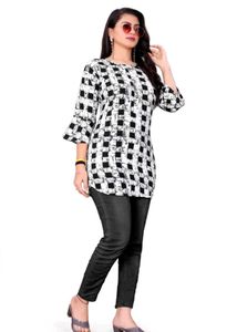 Stylish Black & White Tunic