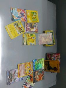 Pokemon Card Collection with fakes and 3 original