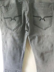 Gray Denim Jeans