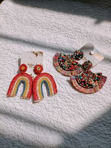 Colorful Beaded Earrings