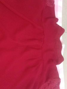 Red Button-Down Shirt