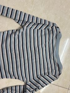 Striped Long Sleeve Top