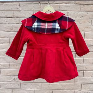 Girls Red Coat