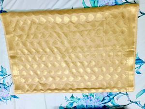 Elegant Gold Banarasi Silk Dupatta