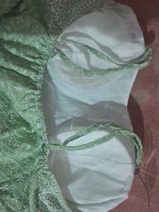 Green Embroidered Top
