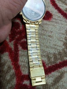 Gold-Tone Wrist Watch