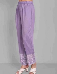 Lavender Anarkali 3 Piece Suit Set