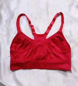 Red FLEX Sports Bra