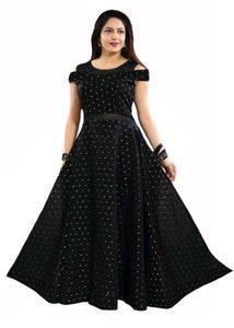 Elegant Black Party Dress without sleeves