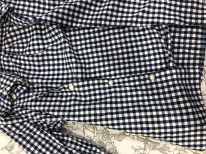 GAP Check Shirt Black And White