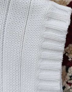 White Sweater Vest