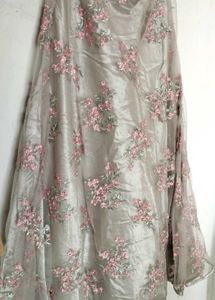 Floral Embroidered Fabric