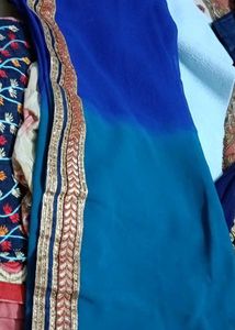 Jari Gotawork Georget Saree