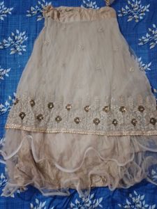 Biscuit colour lehnga choli set