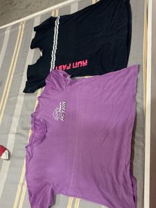 Navy &#39;Run Fast&#39; Tee