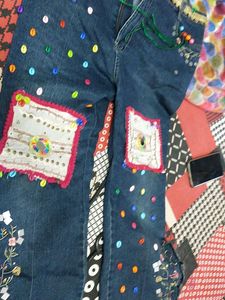 Customized Jeans Can Wear 32 To 34 Waist