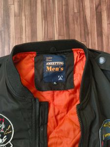 Vintage Aviator Bomber Jacket