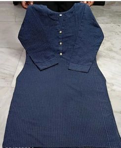 Striped Blue Kurta
