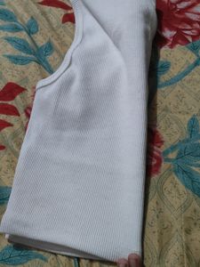 White Crop Top
