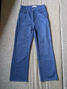 Zara indigo blue jeans