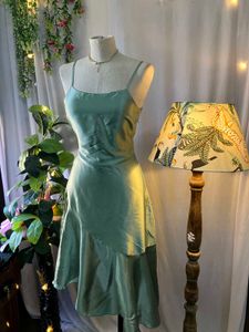 Green Slip Dress