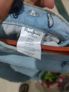 Light Wash Denim Jeans , pepe feama jean