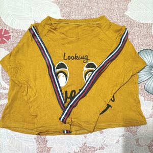 Long Sleeves Crop Top
