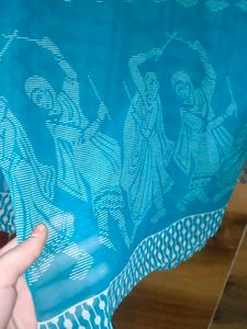 A Sea Green Colour Sarees