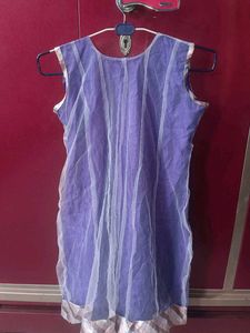Netted Frock Shape Kurta 💜