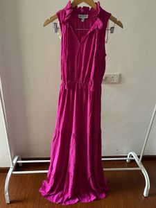 Fuschia Pink Tiered Maxi