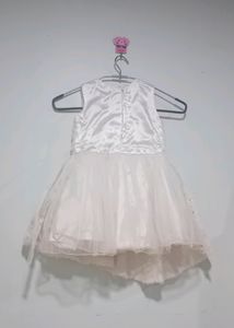 White Furry Frock