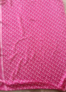 Pink Colour Unused Saree
