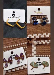 Pack of 4 earrings