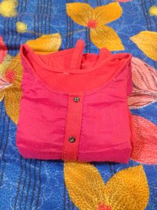 Red Woollen Kurta