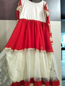 Red Anarkali