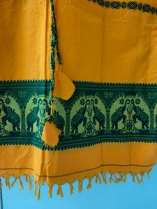 Orange &amp; Green Kaftan Kurti &amp; Dress
