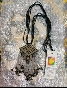 Tribes India Handmade Veaded Neckpiece