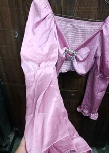 Pink Pearl Detail Top