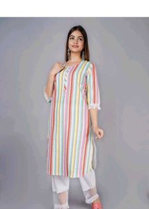New Multicolour Lining Kurta