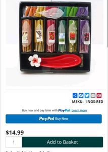 Incense Sticks Set From Thailand