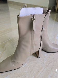 H&amp;M Beige Ankle Boots