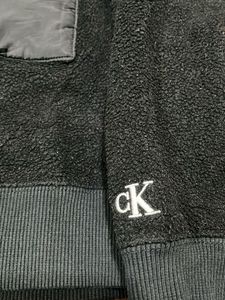 Calvin Klein Half-Zip Fleece Pullover Black Unisex