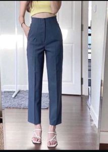 Zara high waisted pleated pants