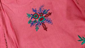 Pink Embroidered Tunic