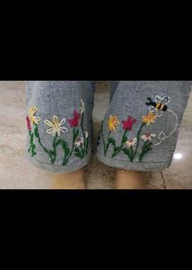 Floral Embroidered customisation