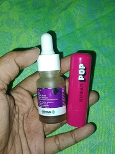 Derma Co. Serum & Sugar Pop Lipstick Combo Offer